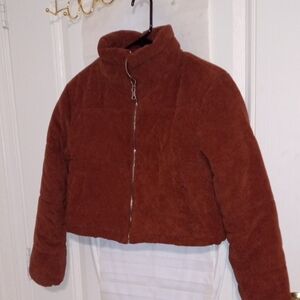 Ambiance Teddy Jacket in Rich Brown